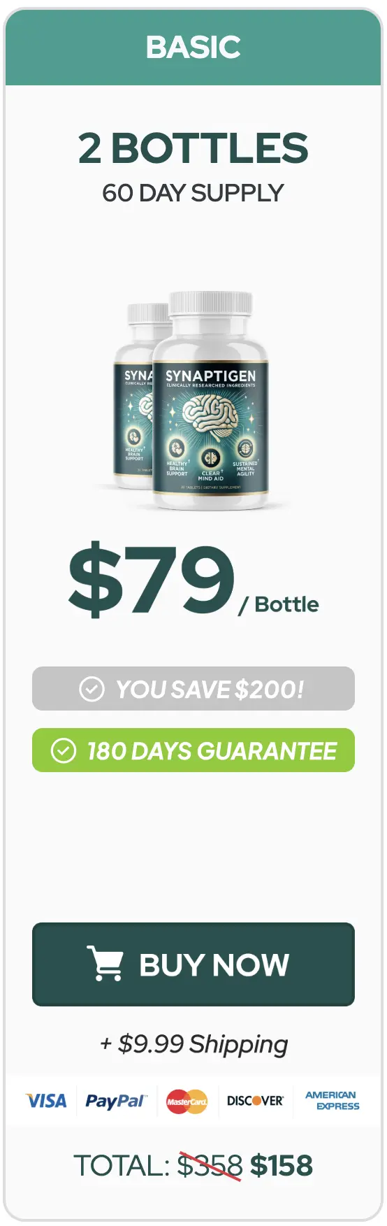 Synaptigen order one bottle